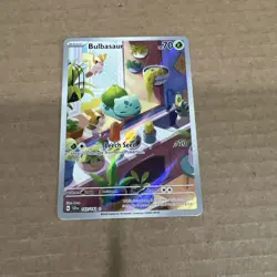 Bulbasaur 143/142 Sv07 Stellar Crown Illustration Rare Holo Full Art - Image 2