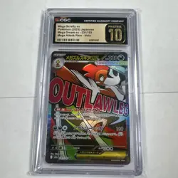 CGC Pristine 10 Mega Scrafty ex 231/193 Mega Attack Rare Holo JP 2025 - Image 1