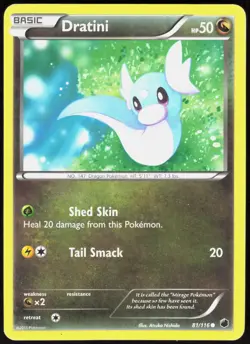 Plasma Freeze Dratini 81/116 Common Pokemon HP - Image 1