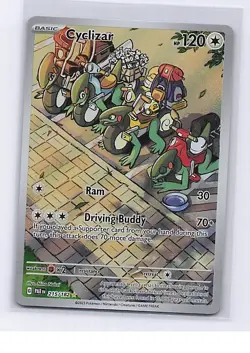 Cyclizar 215/182 Illustration Rare Paradox Rift Pokemon Near Mint - Image 1