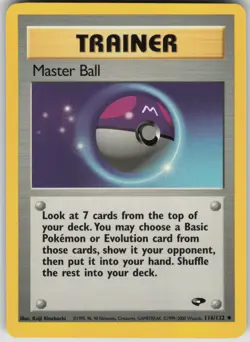 Pokemon TCG Master Ball Uncommon Gym Challenge 116/132 - Image 1