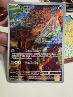 The Pokemon Company Drowzee 210/198 SV01 Scarlet & Violet Illustration Rare Holo - Image 4