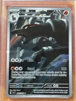 2024 Pokemon SFA English Illustration Rare Houndoom #66 PSA 10 Gem Mint - Image 3