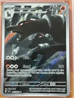 2024 Pokemon SFA English Illustration Rare Houndoom #66 PSA 10 Gem Mint - Image 4