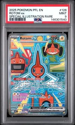POKEMON - PHANTASMAL FLAMES SPECIAL ILLUSTRATION RARE - ROTOM EX 126/094 - PSA 9 - Image 1