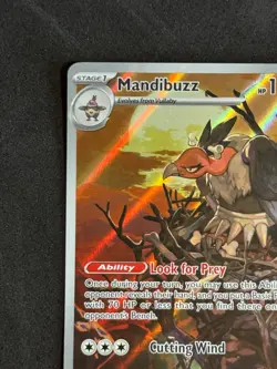 Mandibuzz 145/086 Pokemon IR White Flare Pack Fresh Near Mint NM - Image 2