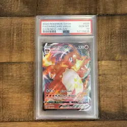 2020 Pokemon SWSH Darkness Ablaze #020 Full Art Charizard VMAX PSA 10 GEM MINT - Image 2