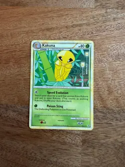Kakuna 32/95 Uncommon HGSS Unleashed Pokemon LP - Image 1