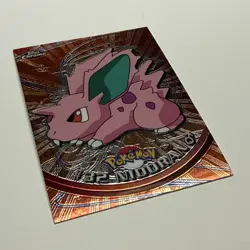 Pokemon Topps TV Animation Edition Chrome Holo Foil 2000 Nidoran #32 LP+ - Image 2