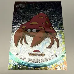 Parasect Topps Chrome Pokemon TV Animation Edition #47 2000 LP - Image 1