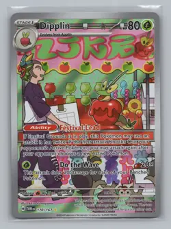 Dipplin - 170/167 SV06: Twilight Masquerade NM Pokemon TCG Illustration Rare - Image 1