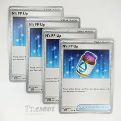 N's PP Up 153/159 x4 Playset 4x Trainer Pokemon S&V Journey Together JTG - Image 1