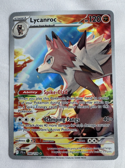 Near Mint! - LYCANROC - 166/159 - Pokemon -Journey Together - Illustration Rare - Image 1