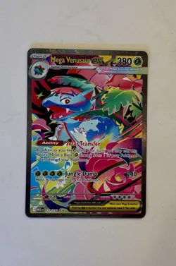 Mega Venusaur EX SIR 177/132 Mega Evolution English pokemon TCG Near Mint Card - Image 1