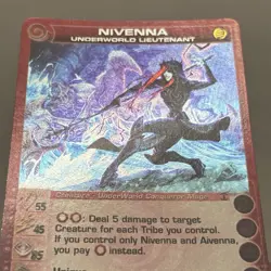 Chaotic Card Nivenna Underworld Lieutenant Rare Creature - Min Energy - NM - Image 3