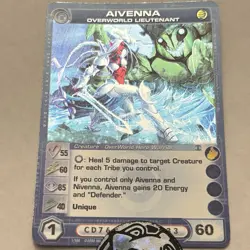Chaotic Card Aivenna Overworld Lieutenant Rare Creature - Mid Energy - Image 1