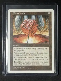 MANA VAULT Magic The Gathering 5th Edition 1997 LP!!!🔥🔥🔥 - Image 3