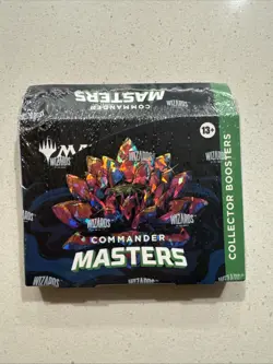 Wizards of the Coast Magic: The Gathering Commander Masters Box - 4 Packs 195166216683 - Image 1