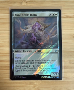 Angel of the Ruins (Surge Foil) Commander: Final Fantasy Surge Foil NM - Image 1