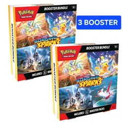 Pokemon TCG Surging Sparks Booster Bundle Sealed Lot Of 3 - Image 1