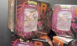 Pokemon TCG Destined Rivals Tin 5 Booster Pack Factory Sealed - Image 2