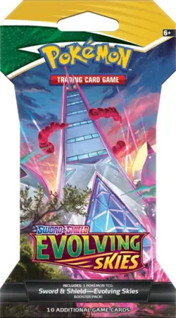 Pokemon TCG Schwert & Schild Evolving Skies Booster Pack 178-80878 Neu Rechnung 820650808784 - Image 1