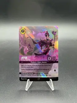 Disney Lorcana Jafar Striking Illusionist Enchanted 208/204 Into Inklands Holo - Image 1