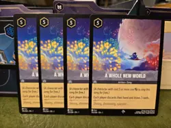 Disney Lorcana A Whole New World x4 195/204 The First Chapter Non-Foil NM - Image 1