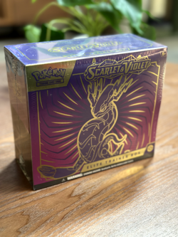 Pokemon Scarlet & Violet Base Set Elite Trainer Box ETB (Purple) Factory Sealed - Image 1