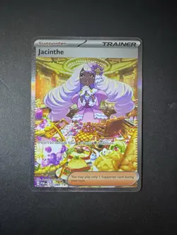 Pokemon TCG Jacinthe 122/088 Special Illustration Rare Holo Trainer Supporter EN - Image 1