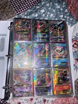 Pokemon TCG 90-Card Binder Lot Holo/Foil EX GX V VMAX BREAK Mixed Ultra Rares - Image 1