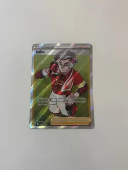 Pokemon SWSH03: Darkness Ablaze Kabu Full Art Holo Card 186/189 Ultra Rare - Image 2