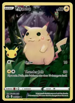 Pokemon Cards Pikachu 005/025 Celebrations Holo Rare LP *2 - Image 1