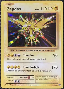 Zapdos 42/108 Evolutions Holo - Pokemon Card - Image 1