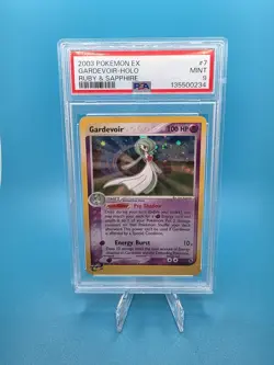 Pokemon TCG Gardevoir Holo Card 7/109 Ruby and Sapphire 2003 Expedition PSA 9 - Image 1
