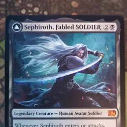 MTG Final Fantasy 2-Card Lot: Sephiroth Fabled SOLDIER & Angel - Image 1