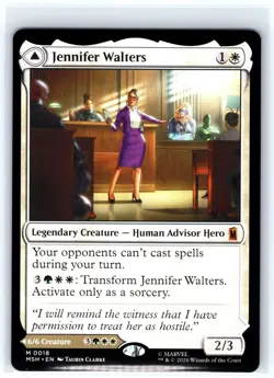 Jennifer Walters 18 Mythic Marvel Super Heroes Magic: The Gathering Near Mint - Image 1