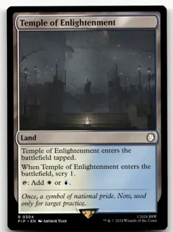 Temple of Enlightenment #304 (NM) Fallout PIP Magic MTG - Image 1