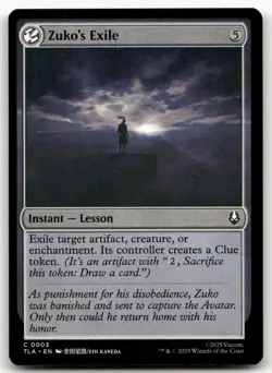 Zuko's Exile #3 (NM) Avatar: The Last Airbender TLA Magic MTG - Image 1