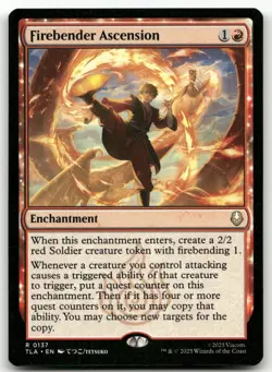 Firebender Ascension #137 (NM) Avatar: The Last Airbender TLA Magic MTG - Image 1