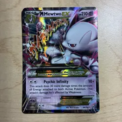 M Mewtwo EX (64) 64/162 Pokemon XY - BREAKthrough Holo Ultra Rare HP - Image 1