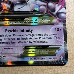 M Mewtwo EX (64) 64/162 Pokemon XY - BREAKthrough Holo Ultra Rare HP - Image 4