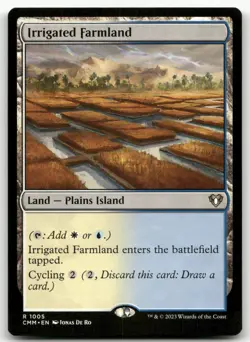 Irrigated Farmland #1005 (NM) Commander Masters CMM Magic MTG - Image 1