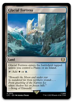 Glacial Fortress #315 (NM) Lord of the Rings LTC Magic MTG - Image 1