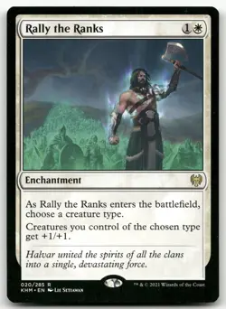 Rally the Ranks #20 (NM) Kaldheim KHM Magic MTG - Image 1
