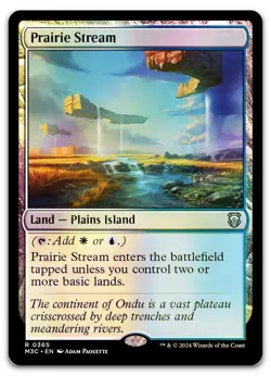 Prairie Stream (Ripple Foil) #365 (NM) Modern Horizons 3 M3C Magic MTG - Image 1