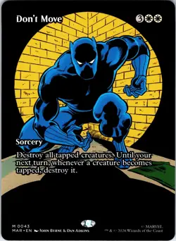 Don't Move (Borderless) M Marvel Universe Eternal-Legal 43 NM - Image 1
