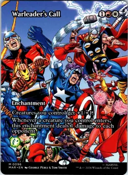 Warleader's Call (Borderless) M Marvel Universe Eternal-Legal 96 NM - Image 1