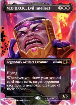 M.O.D.O.K., Evil Intellect (Borderless) R Commander: Marvel Super Heroes 509 NM - Image 1