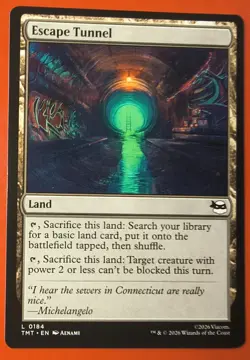 MTG, ESCAPE TUNNEL, 0184, COMMON, NM, TMT, REGULAR FINISH - Image 1
